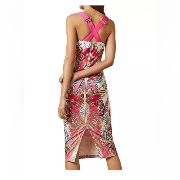 NWOT - Ted Baker Kloeey Strappy Bodycon Dress - US Size 6 - Picture 2 of 14